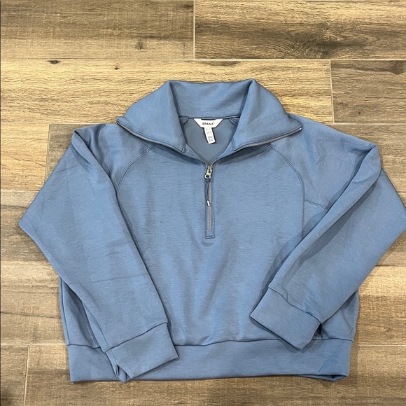 New Spanx Air Essentials Half Zip Sweater Size XL - Picture 1 of 5